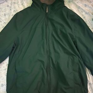 Nautica Green Windbreaker Men’s Medium